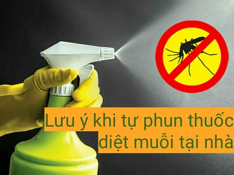Lưu ý khi phun thuốc diệt muỗi